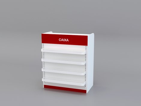 caixa reto mdf com cesto na frente