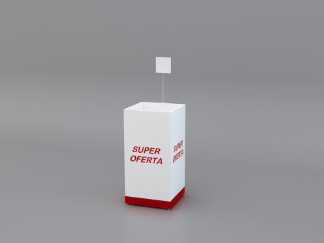 cesto de ofertas em mdf