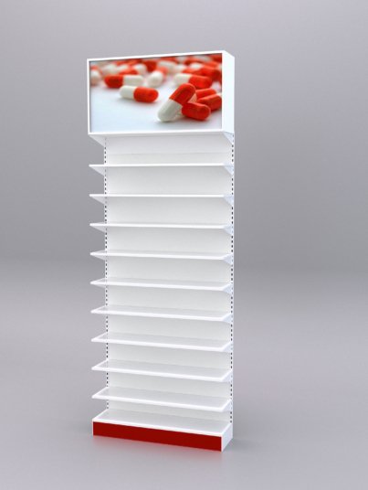 modulo prateleiras medicamentos caixote