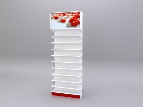 modulo prateleiras medicamentos caixote